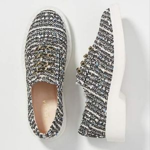 Anthropologie | Cecelia New York Randi Platform Blue Oxfords